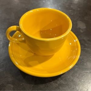 Fiestaware Cup & Saucer